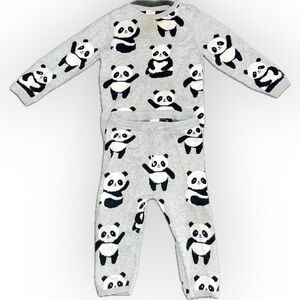 H&M Panda set size 12-18 months